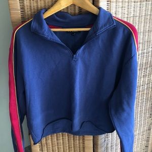 L pullover cropped sweater